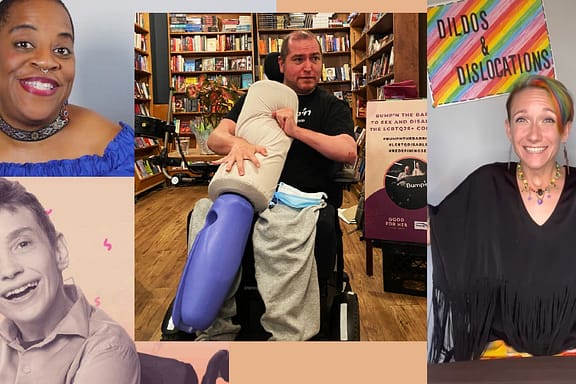 Disabled sex educators Robin Beattie-Wilson, Eva Sweeney, Andrew Gurza, Ryann Mason.