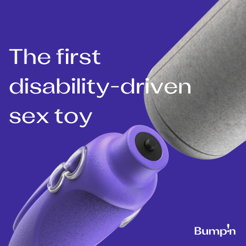 The Bump'n Joystick is a disability-driven sex toy.