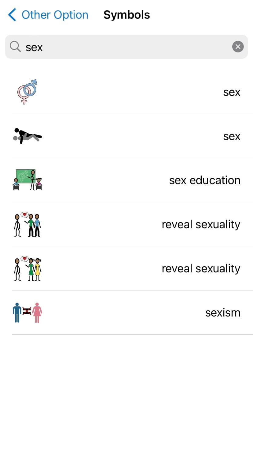 proloquo2 for sex education sex symbols