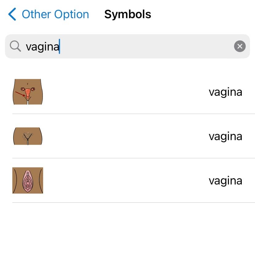proloquo for sex education vagina symbols